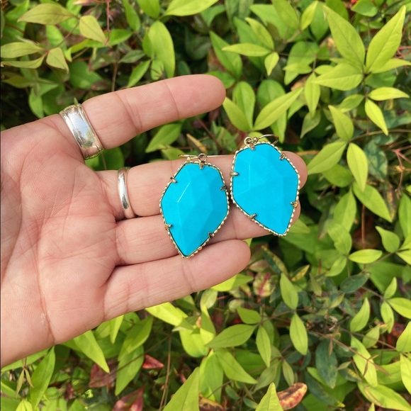 Kendra Scott Corley Earrings in Turquoise - Picture 7 of 8